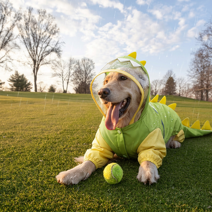 Dinosaur Dog Poncho